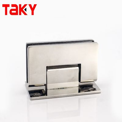 Buen precio 560g de peso acero inoxidable 304 316 de vidrio de baño montado en la pared hasta la bisagra de la ducha en línea