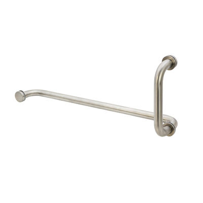 18 * 8 pulgadas de acero inoxidable 304 puja de la manija de la puerta corredera de vidrio de la ducha de la manija para el baño moderno