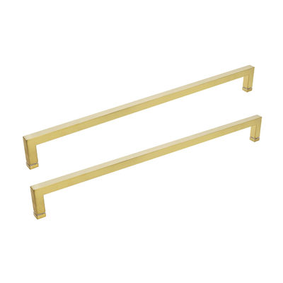 Buen precio Diseño personalizado Cuadrado de vidrio tira del mango grande para la puerta de la ducha en acabado polaco / satinado en línea