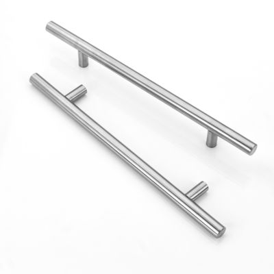 Buen precio PSS Matt Negro T Bar Muebles de mango gabinete pequeños mangos en línea