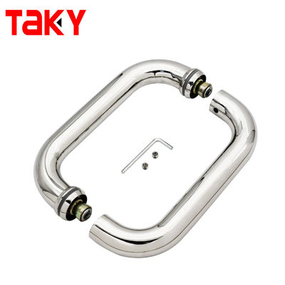 Buen precio Manos de puja de puertas de vidrio de aluminio de doble cara duraderas para aplicaciones de puertas exteriores en línea