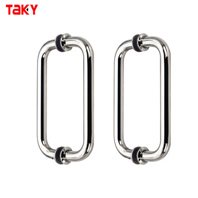 Buen precio Hotel Baño Ducha Puerta de vidrio Pull Manilla de acero inoxidable 304 Puerta de vidrio en línea