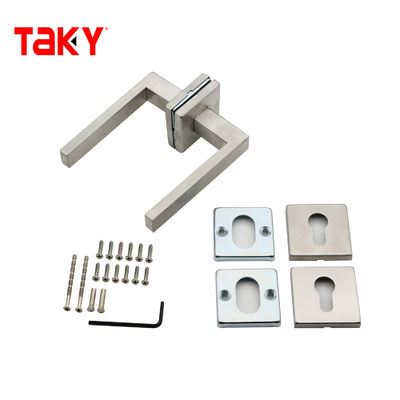 Buen precio Manija de puerta de vidrio de ducha de acero inoxidable personalizada, diseño moderno en línea