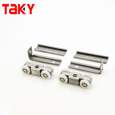 Buen precio Wardrobe Sliding Roller Fittings Sliding Door Accessories Furniture Sliding Door Wheel Roller en línea