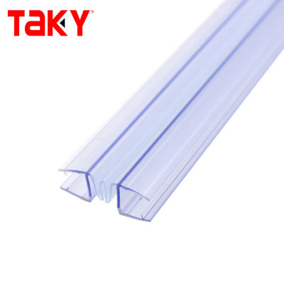 Buen precio Tira vendedora caliente del sello de la puerta de la ducha del cuarto de baño del sello de la prenda impermeable de la puerta de cristal del PVC 6-12 mm en línea