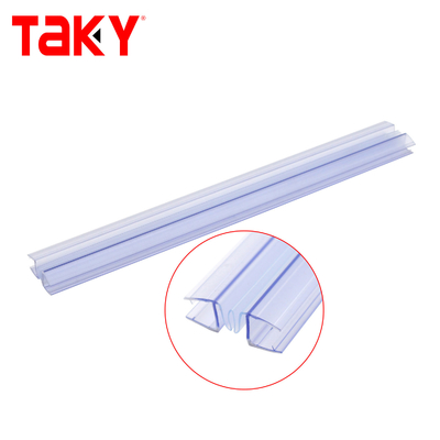 Tiras de sellado impermeables para puerta de vidrio con tiras de PVC de estilo moderno para cuarto de ducha