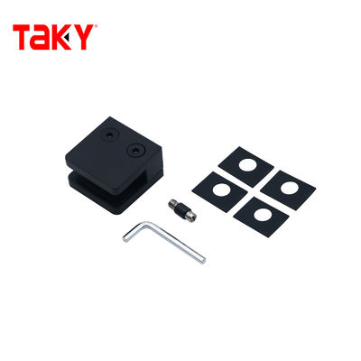 Buen precio Fabricante Clampada de vidrio de acero inoxidable de fundición cuadrada de 0 grados en línea