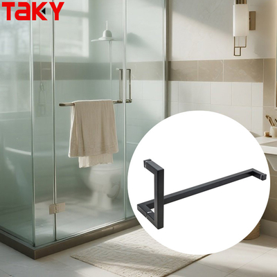 Venta caliente acero inoxidable 304 baño de ducha l forma de tracción cuadrada