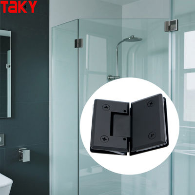 Bathroom Chrome 135 Degree Shower Glass Door Pivot Clamp Hinge