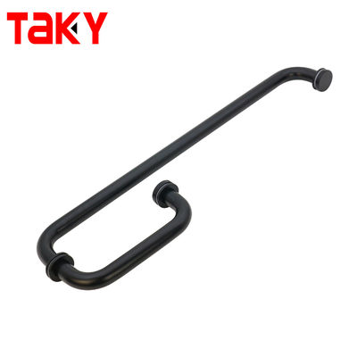 Buen precio Manija de puerta de vidrio tipo G, fácil instalación, manija de ducha de hotel de acero inoxidable, barra de toalla en línea