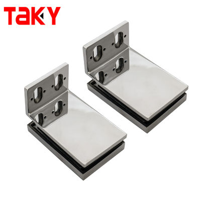 Cubierta de ducha de vidrio pulido de 90 grados para vidrio de 8-12 mm hecho de latón sólido