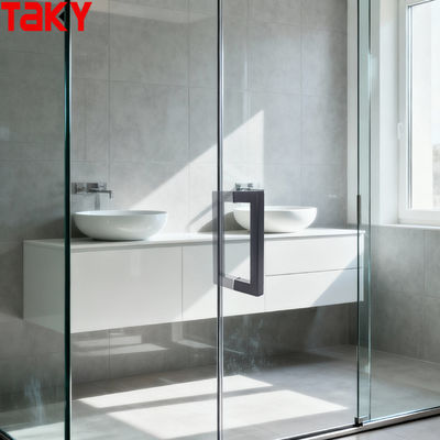 Buen precio Modern Black Stainless Steel 304 Glass Door Handle Sliding Shower Door Handle en línea