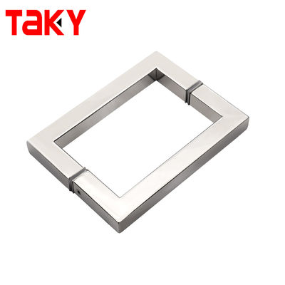 Buen precio OEM/ODM Stainless Steel Shower Door Handle Back to Back square Tube Glass Door Handle en línea