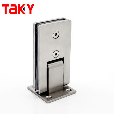 Buen precio 90 Degree Wall to Glass Glass Hinge Stainless Steel Glass Door Hinge Material Glass Shower Hinge en línea
