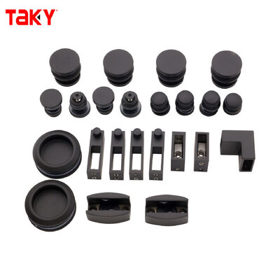 Kit de hardware de puertas de ducha sin marco de acero inoxidable 304 con carga de 80-120 kg para accesorios de puertas corredizas de vidrio