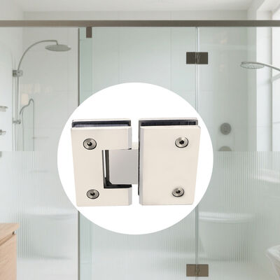 Stainless Steel 304 Glass Shower Hinge 180 Degree for 8-12mm Glass Thickness