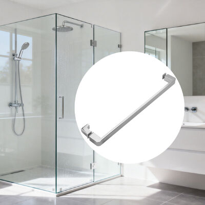 Shower Sliding Glass Door Accessories Pull Towel Bar Handle Square Tube Bathroom Handle