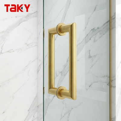 Buen precio Manija de puerta de vidrio personalizada, manija de puerta moderna de lujo de alta calidad para puerta de bar, manija de puerta de hotel en línea