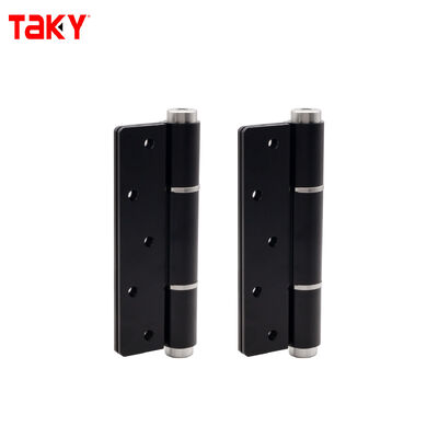 Buen precio Peso pesado hidráulico blando cerrar la bisagra de la puerta de aleación de aluminio negro mate bisagra silenciosa de la puerta en línea