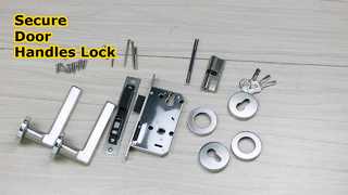Manijas de puerta con cerradura